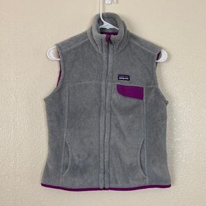 Patagonia Re-Tool Gray Fleece Vest, S
